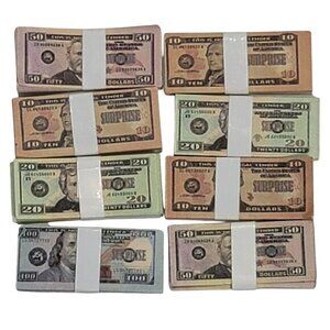 Zuru Mini Brands Money Cash Dollar Bills Lot